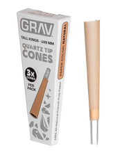 Load image into Gallery viewer, GRAV Short Kings Quartz Tip Cones