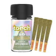 Load image into Gallery viewer, Torch Lil Flames VVs Diamonds THC-A Pre-Rolls Jar