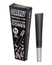 Load image into Gallery viewer, GRAV Short Kings Quartz Tip Cones
