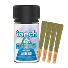 Load image into Gallery viewer, Torch Lil Flames VVs Diamonds THC-A Pre-Rolls Jar
