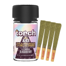 Load image into Gallery viewer, Torch Lil Flames VVs Diamonds THC-A Pre-Rolls Jar
